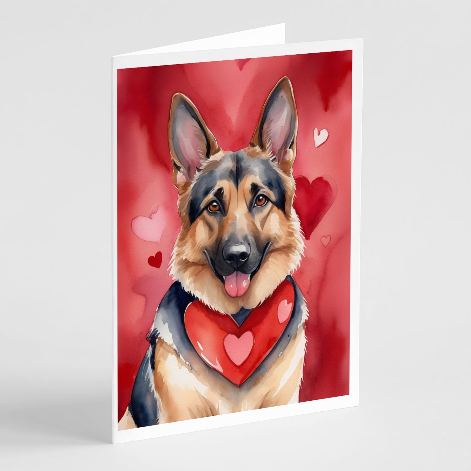 Buy this German Shepherd My Valentine Greeting Cards Pack of 8
