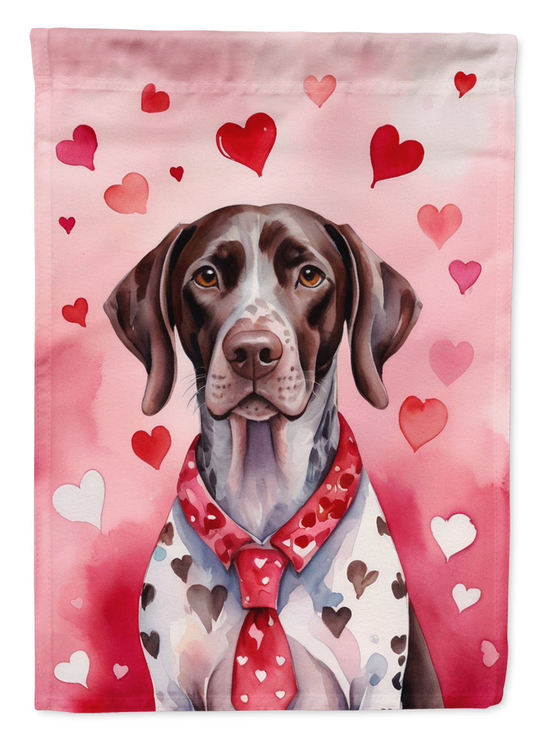 Buy this German Shorthaired Pointer My Valentine House Flag