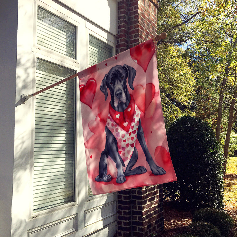 Buy this Great Dane My Valentine House Flag