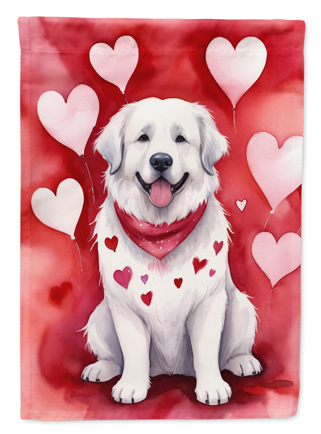 Buy this Great Pyrenees My Valentine Garden Flag