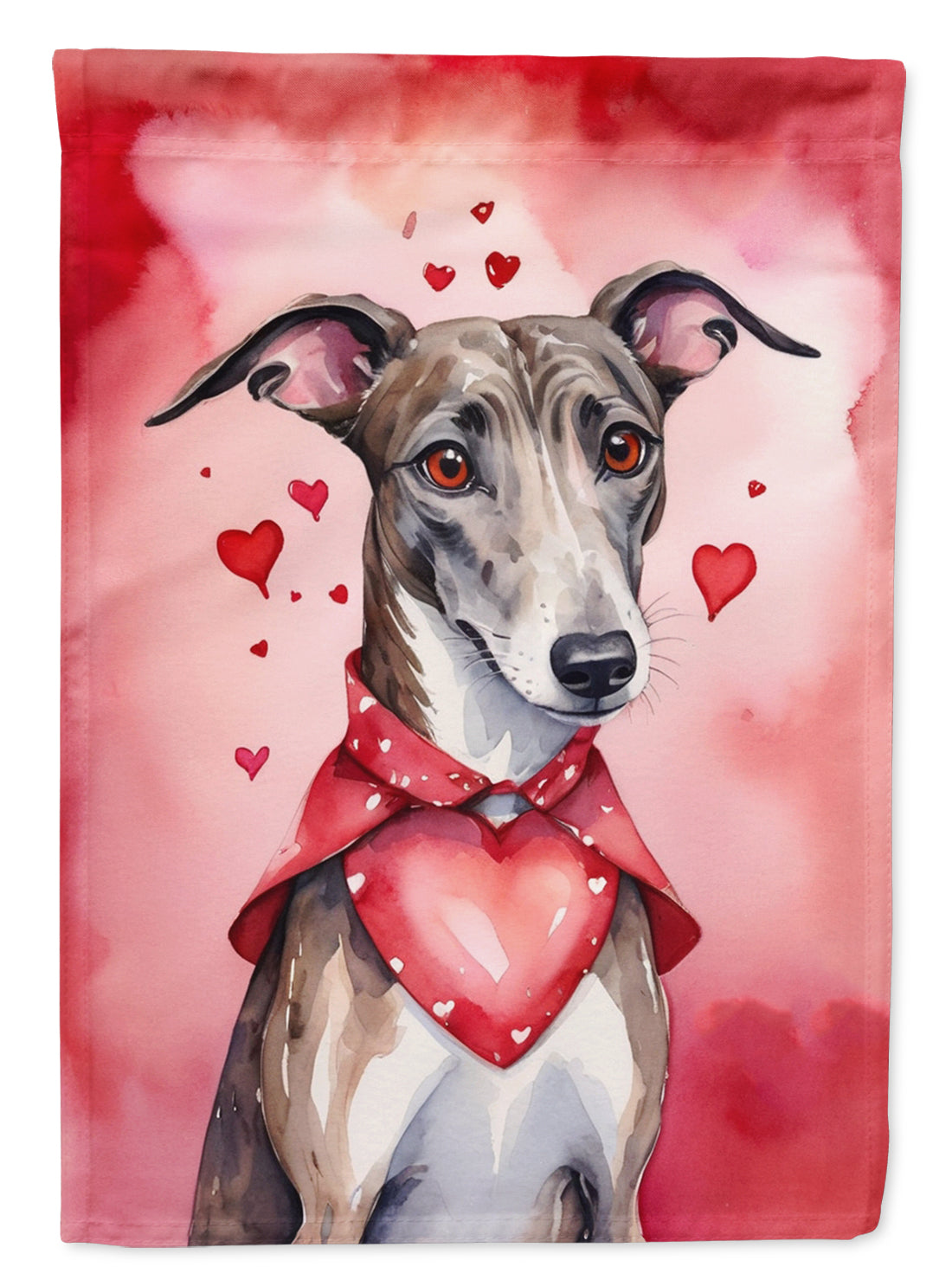 Buy this Greyhound My Valentine House Flag