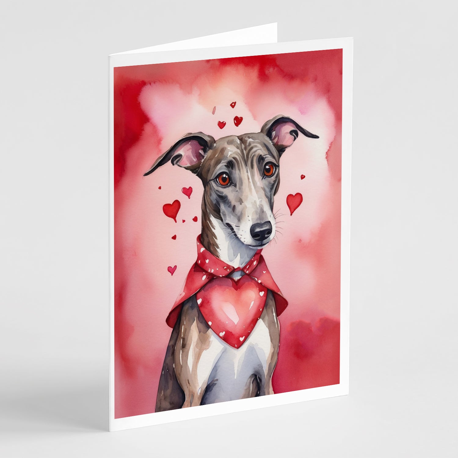 Buy this Greyhound My Valentine Greeting Cards Pack of 8