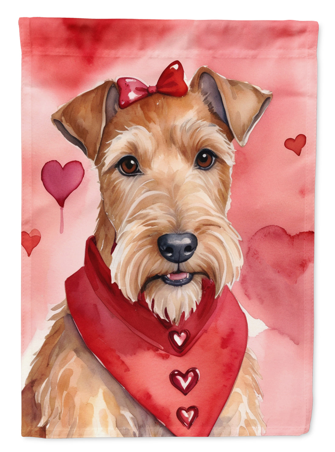 Buy this Irish Terrier My Valentine House Flag