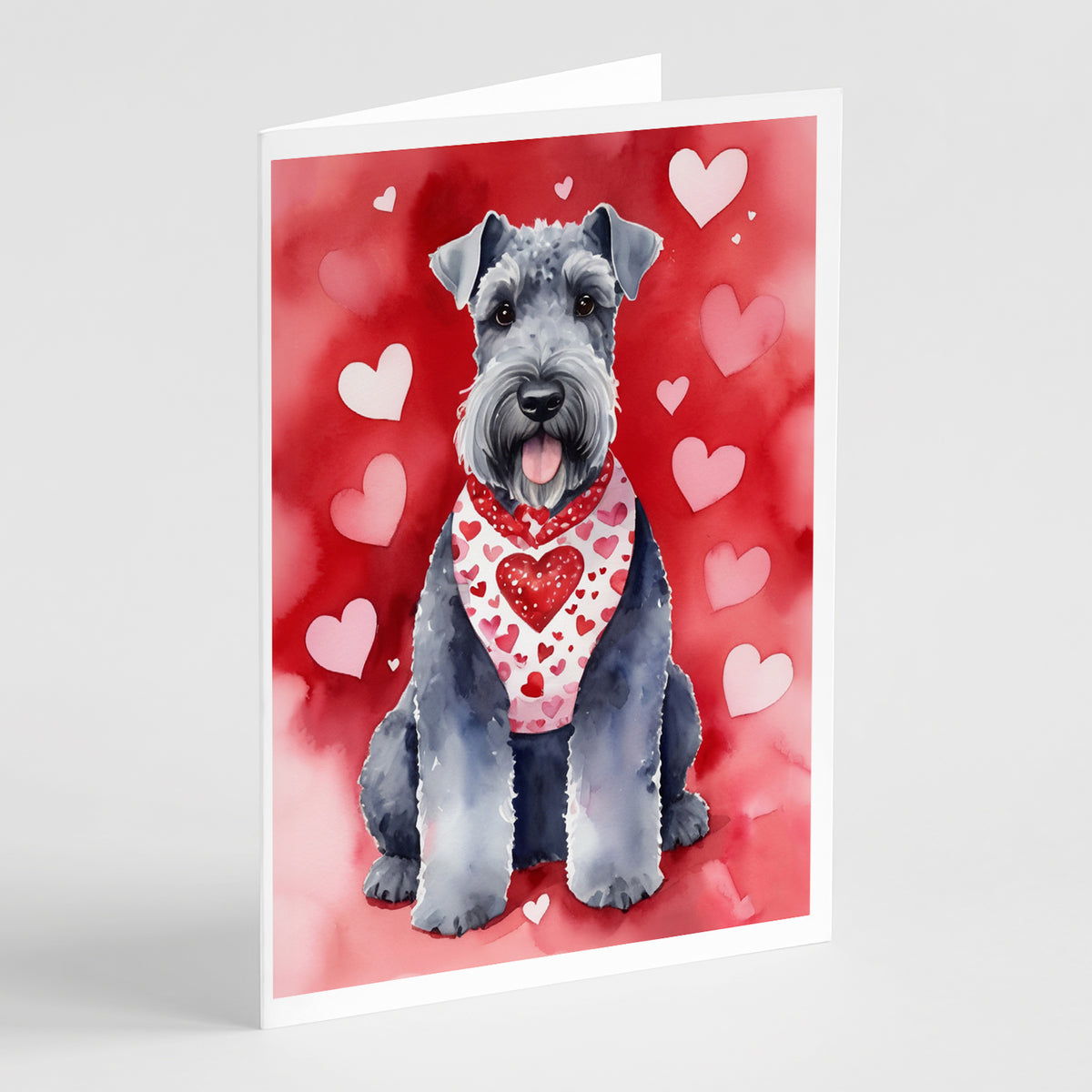 Buy this Kerry Blue Terrier My Valentine Greeting Cards Pack of 8