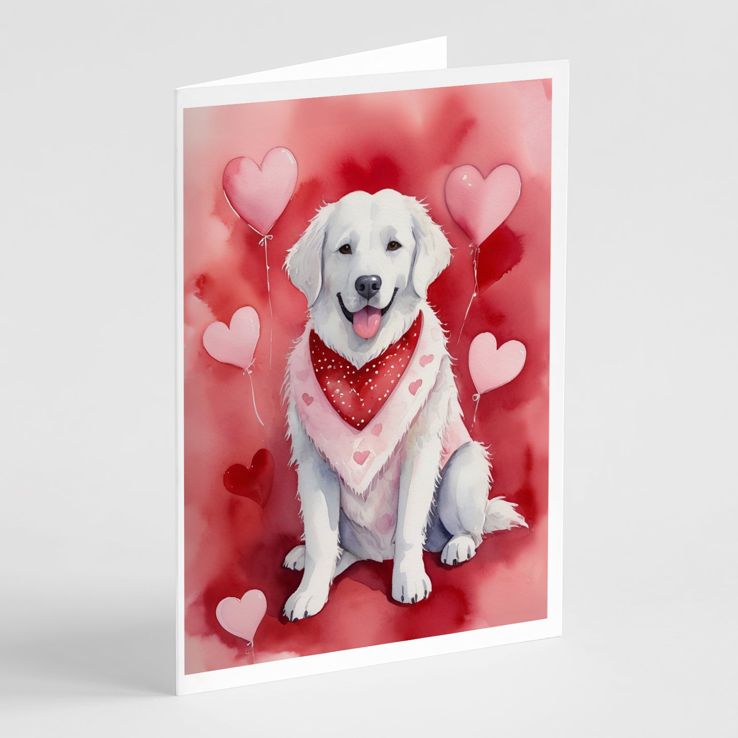 Buy this Kuvasz My Valentine Greeting Cards Pack of 8