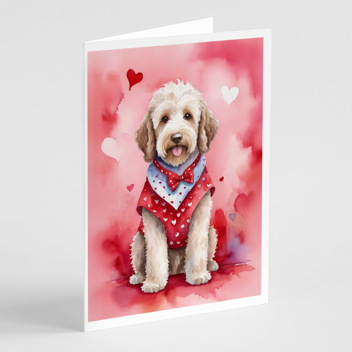 Buy this Labradoodle My Valentine Greeting Cards Pack of 8