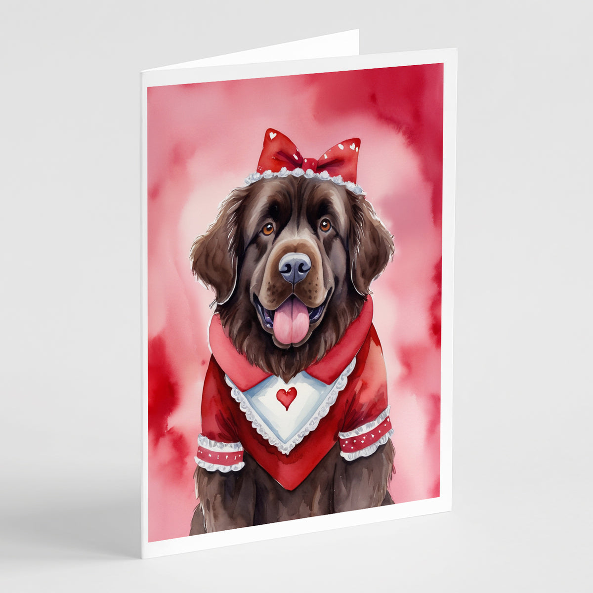 Buy this Newfoundland My Valentine Greeting Cards Pack of 8