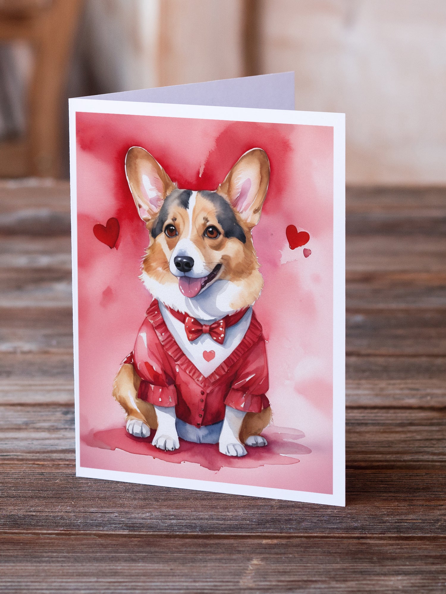 Buy this Corgi My Valentine Greeting Cards Pack of 8