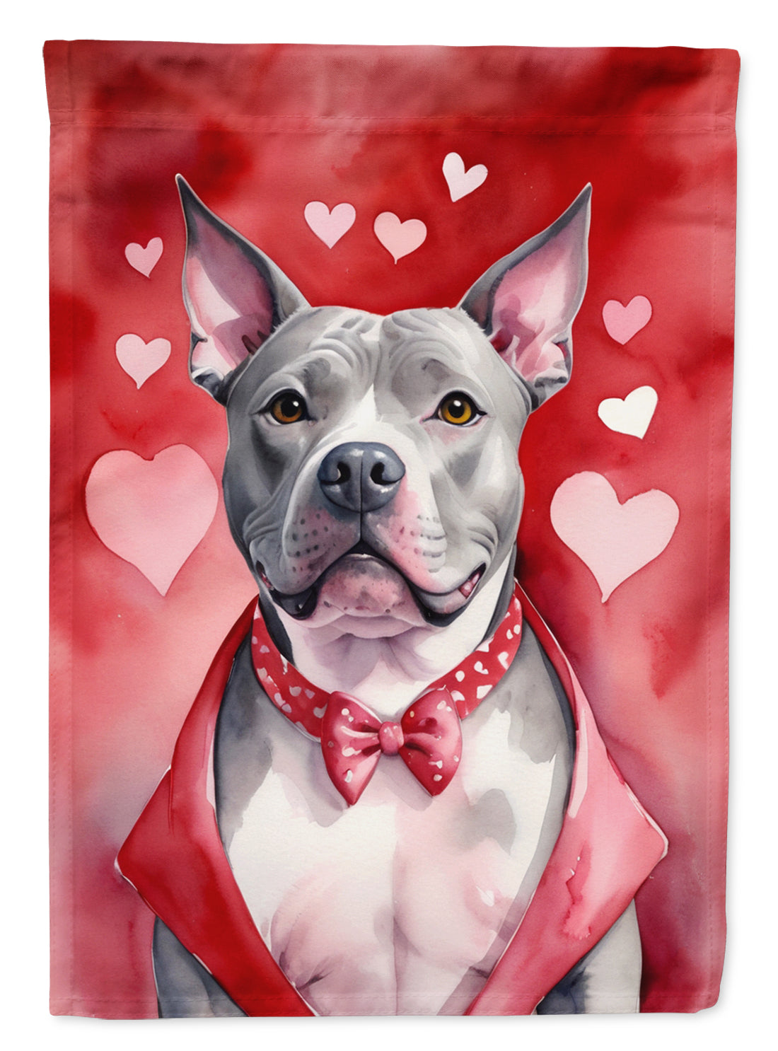 Buy this Pit Bull Terrier My Valentine House Flag