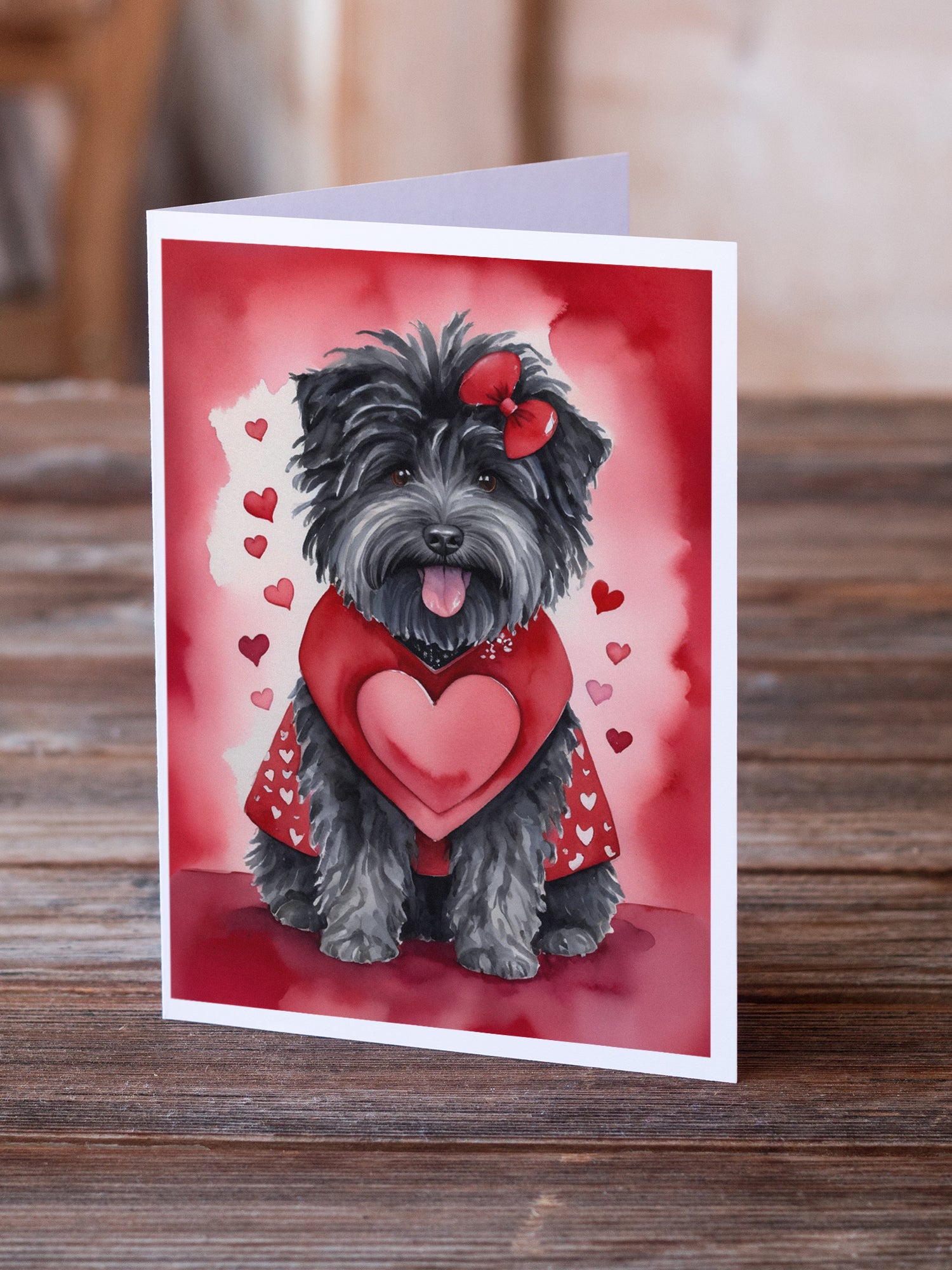 Puli My Valentine Greeting Cards Pack of 8