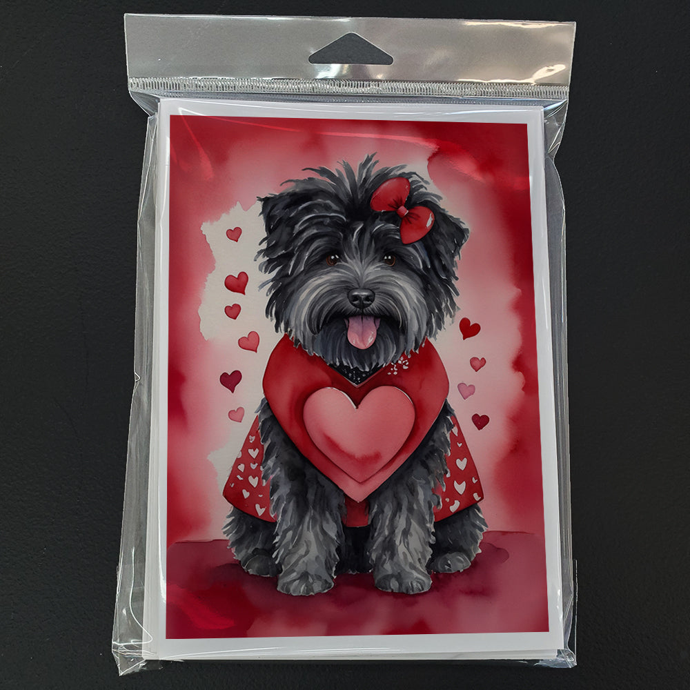 Puli My Valentine Greeting Cards Pack of 8
