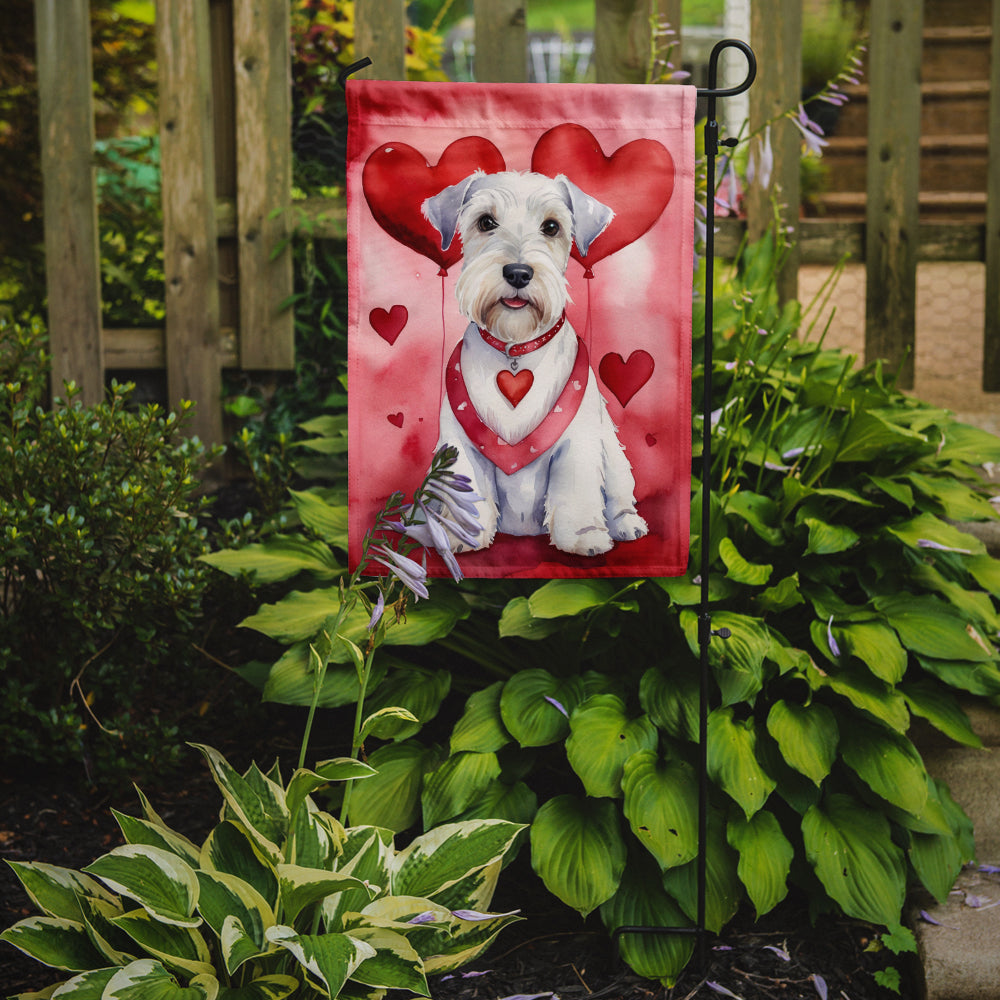Sealyham Terrier My Valentine Garden Flag