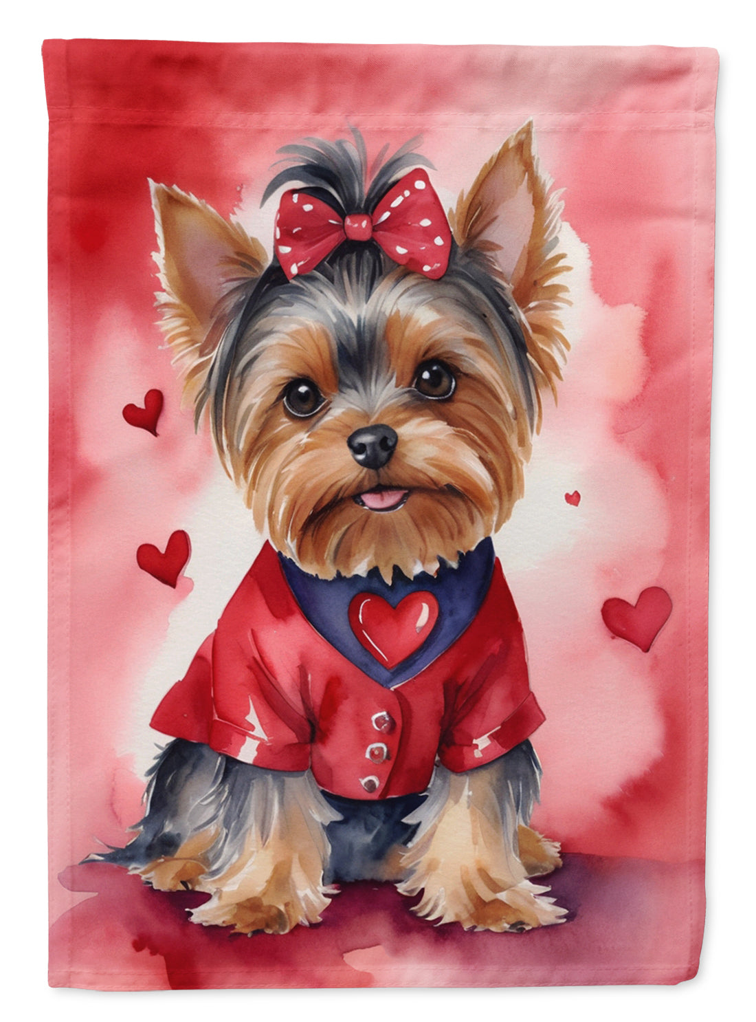 Buy this Yorkshire Terrier My Valentine House Flag