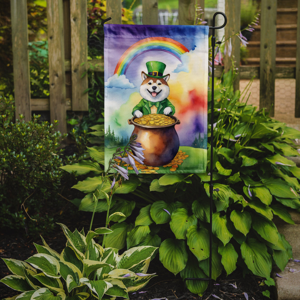 Akita St Patrick's Day Garden Flag