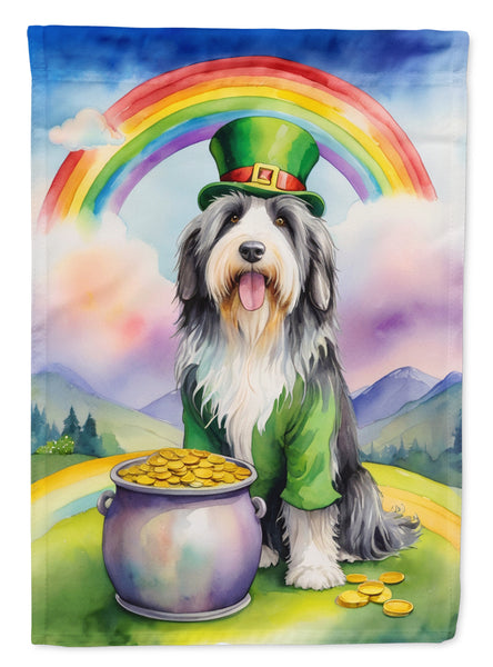 Buy this Bearded Collie St Patrick's Day Garden Flag