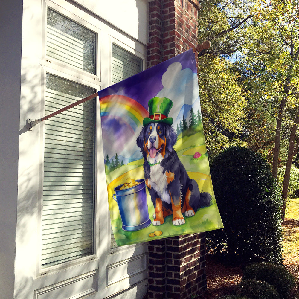 Buy this Bernese Mountain Dog St Patrick's Day House Flag