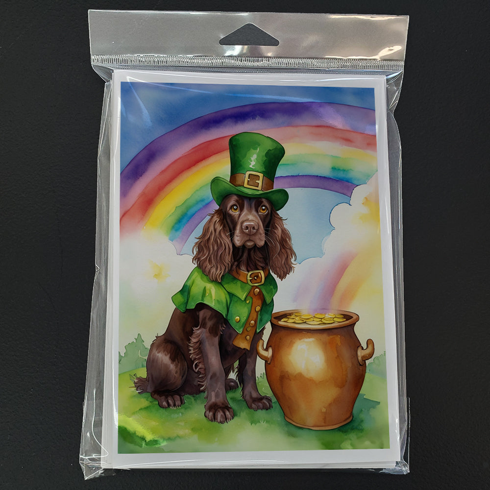 Boykin Spaniel St Patrick's Day Greeting Cards Pack of 8
