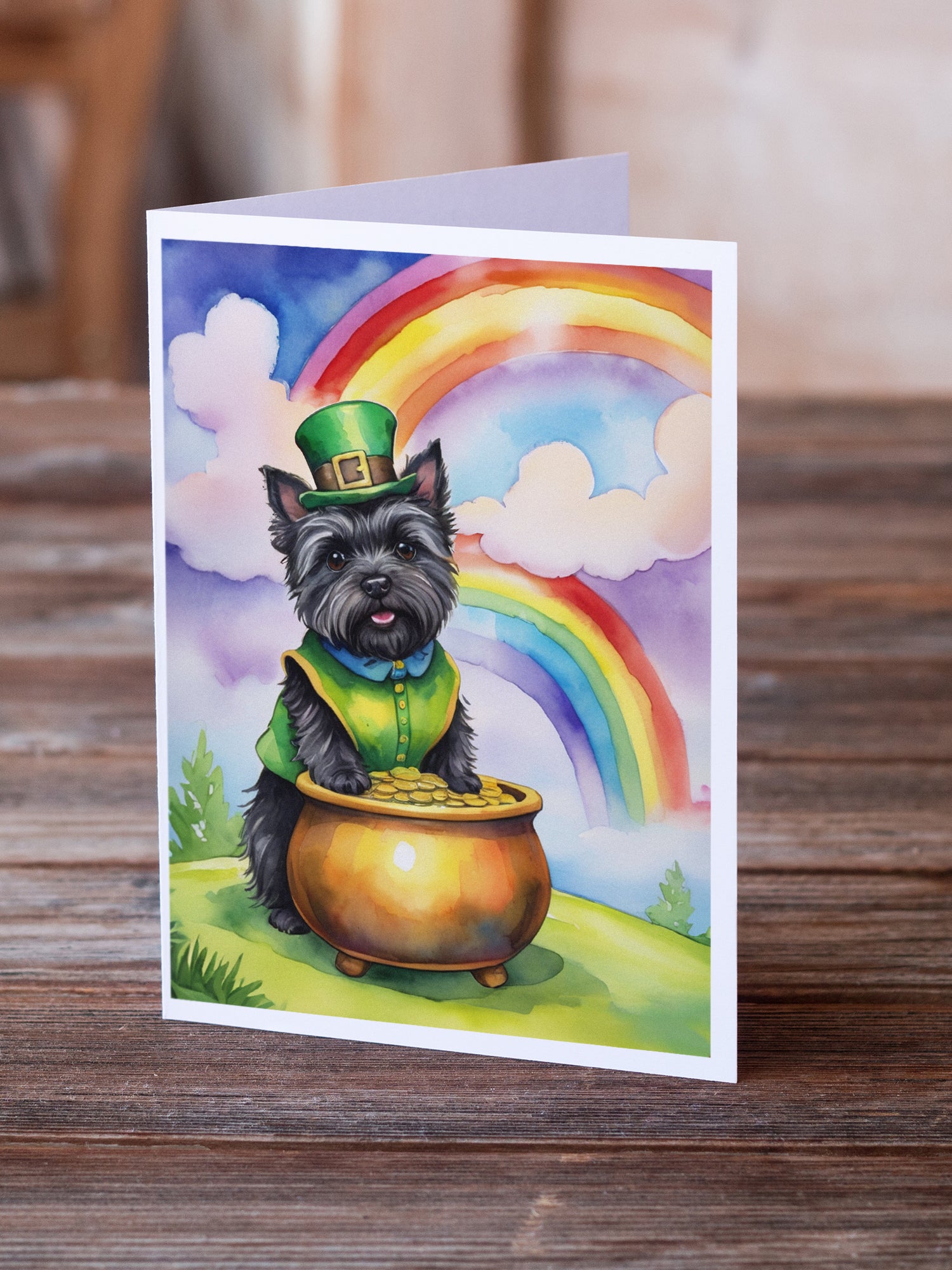 Buy this Cairn Terrier St Patrick's Day Greeting Cards Pack of 8