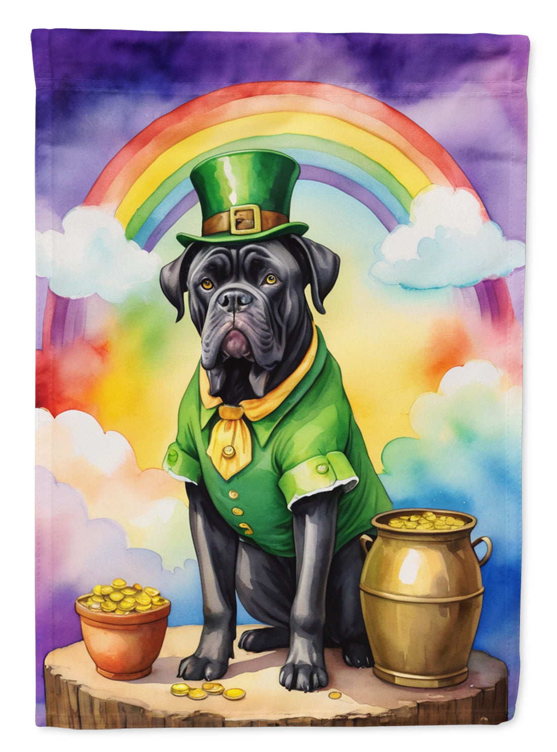 Buy this Cane Corso St Patrick&#39;s Day House Flag