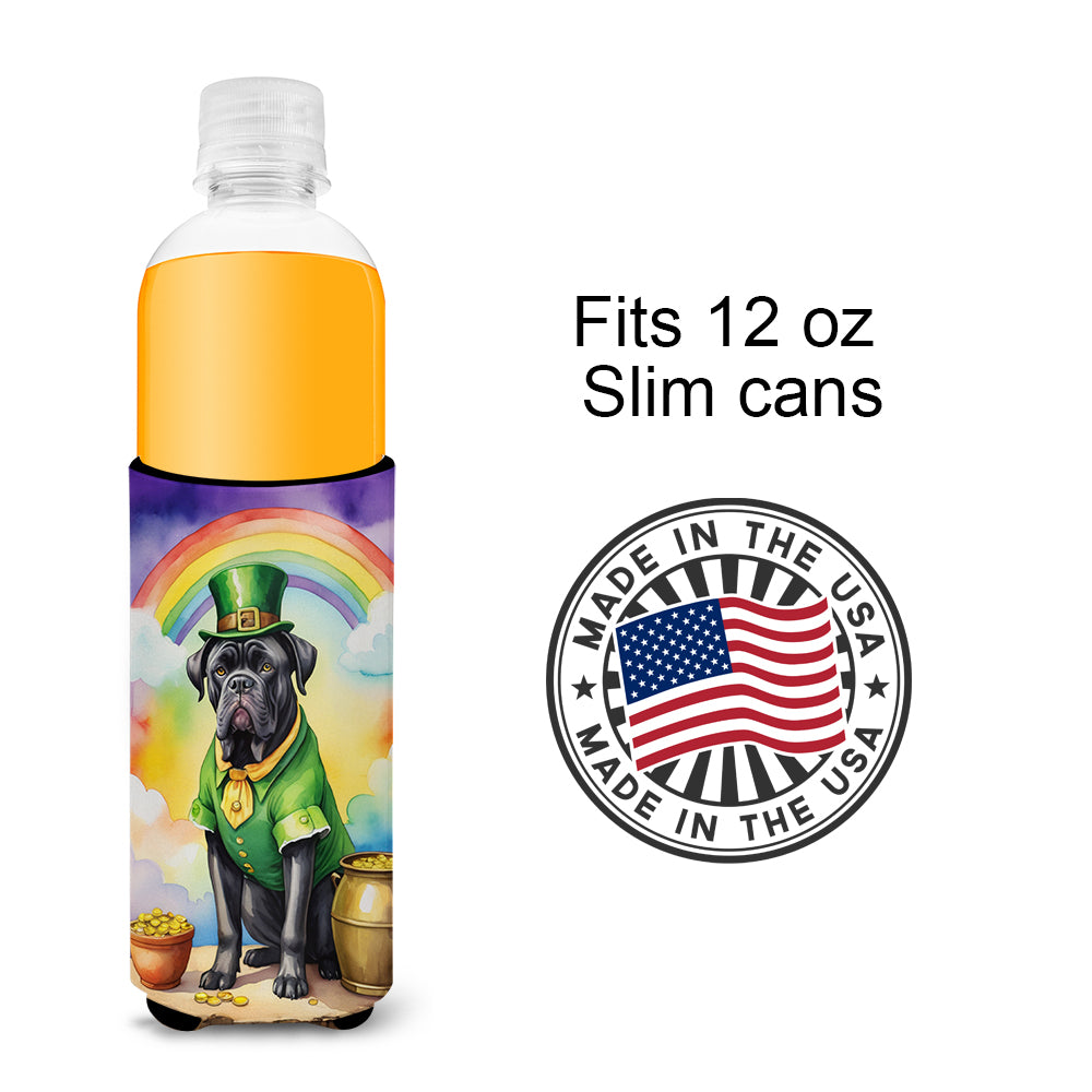 Cane Corso St Patrick's Day Hugger for Ultra Slim Cans