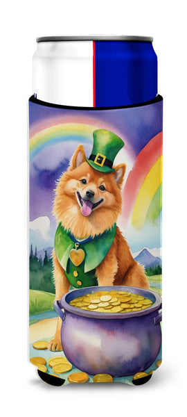 Buy this Finnish Spitz St Patrick's Day Hugger for Ultra Slim Cans