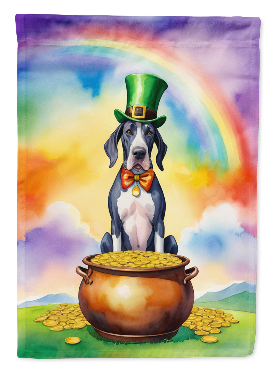 Buy this Great Dane St Patrick&#39;s Day House Flag