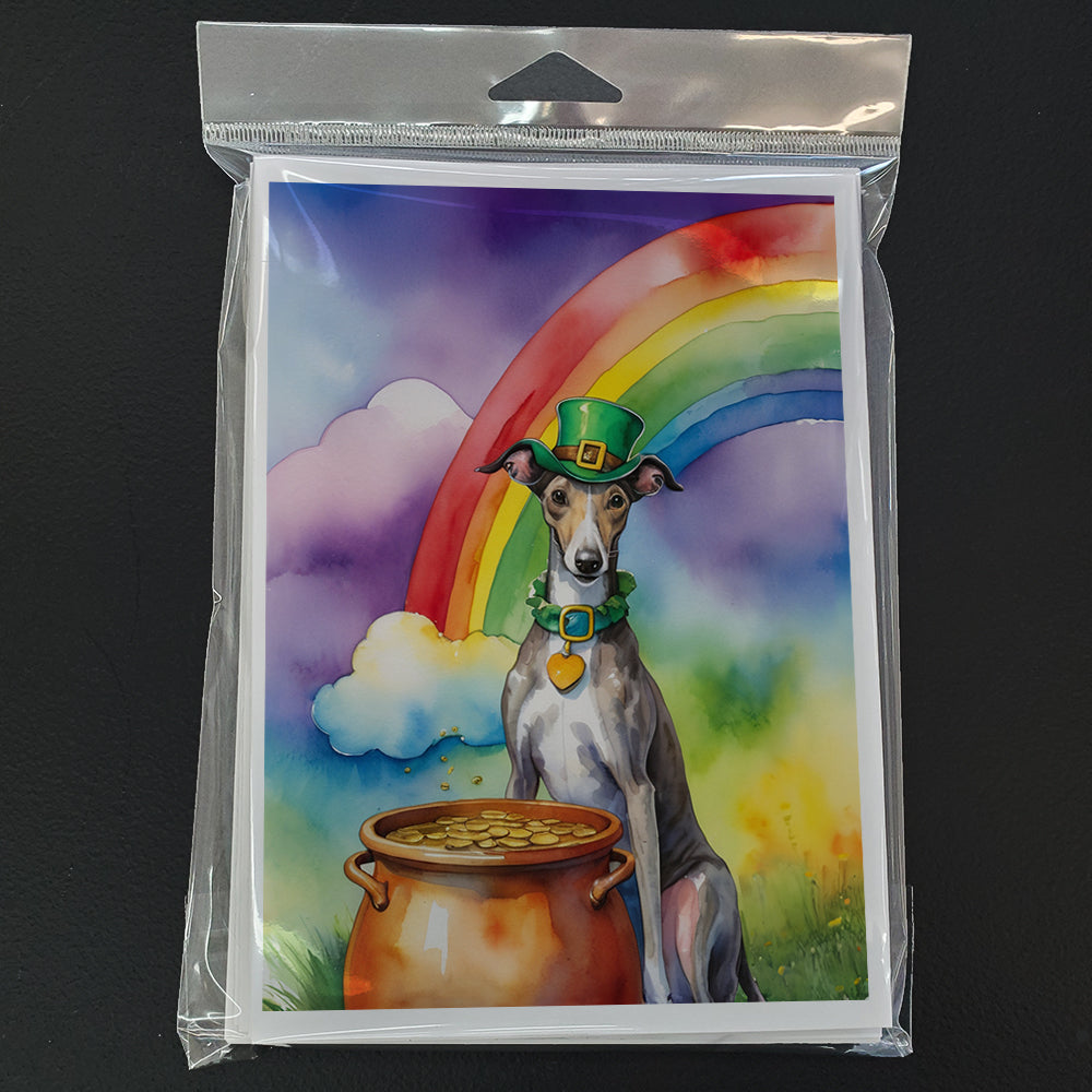 Greyhound St Patrick's Day Greeting Cards Pack of 8