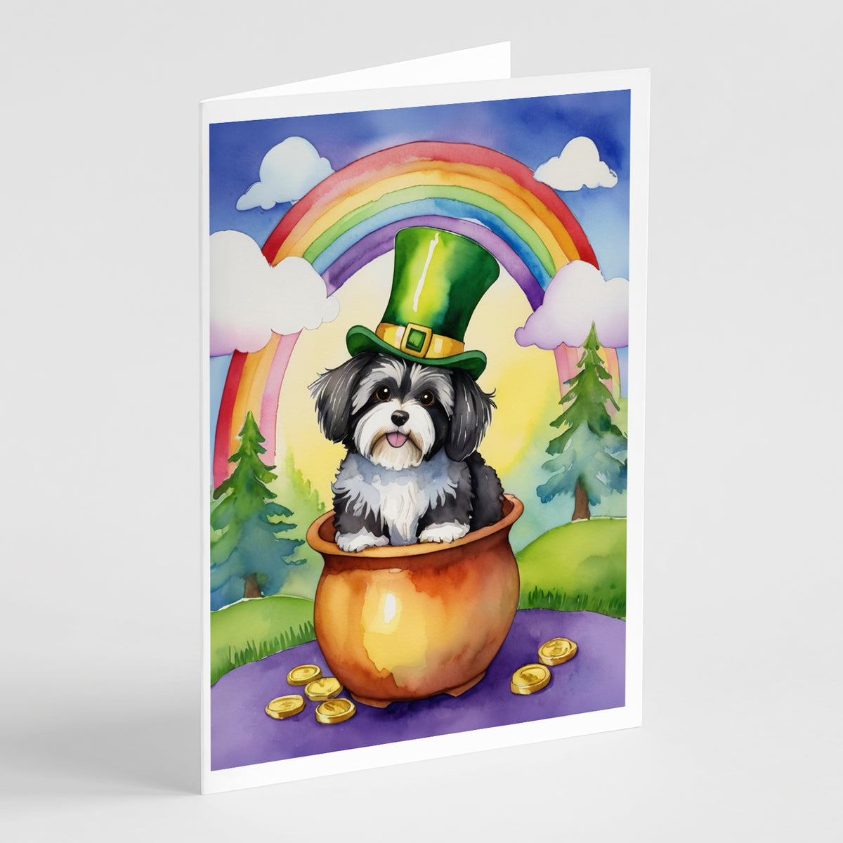 Buy this Havanese St Patrick&#39;s Day Greeting Cards Pack of 8