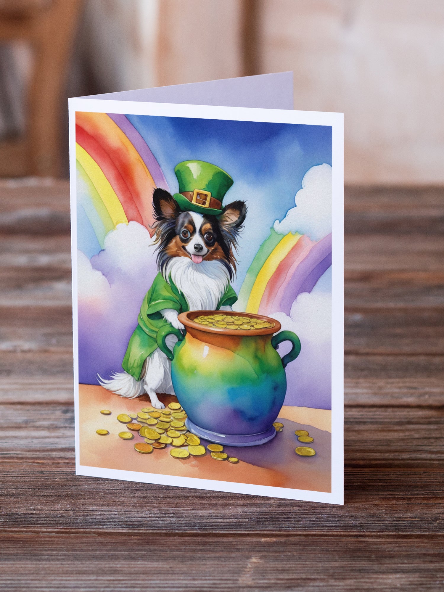 Buy this Papillon St Patrick's Day Greeting Cards Pack of 8