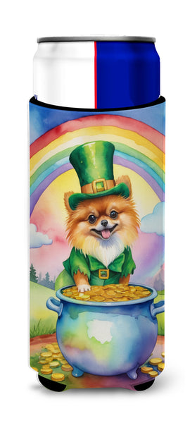 Buy this Pomeranian St Patrick's Day Hugger for Ultra Slim Cans