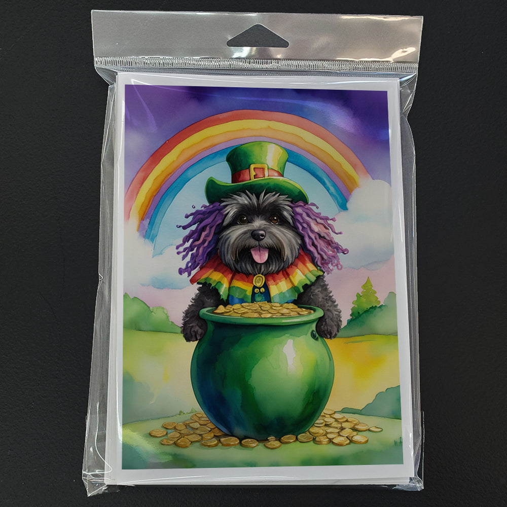 Puli St Patrick's Day Greeting Cards Pack of 8