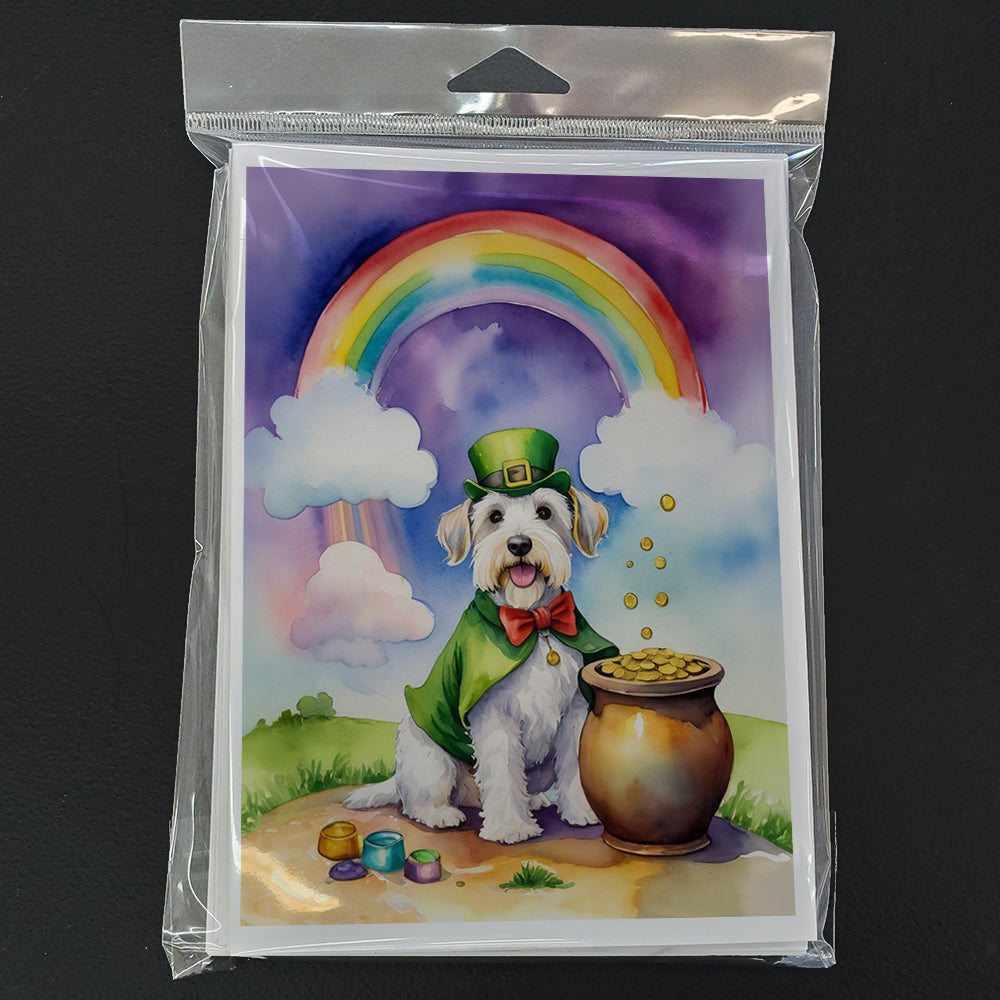 Sealyham Terrier St Patrick's Day Greeting Cards Pack of 8
