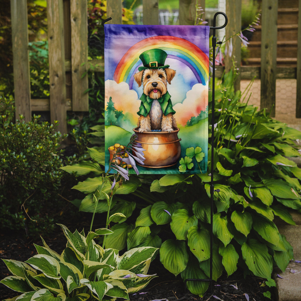 Buy this Wheaten Terrier St Patrick's Day Garden Flag