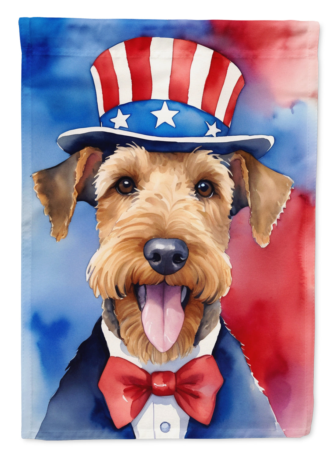 Buy this Airedale Terrier Patriotic American Garden Flag