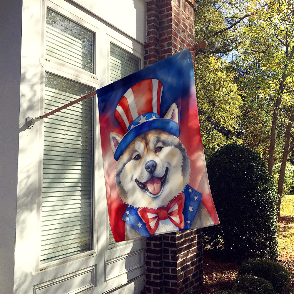 Buy this Akita Patriotic American House Flag