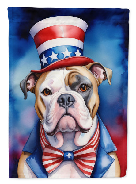 Buy this American Bulldog Patriotic American House Flag