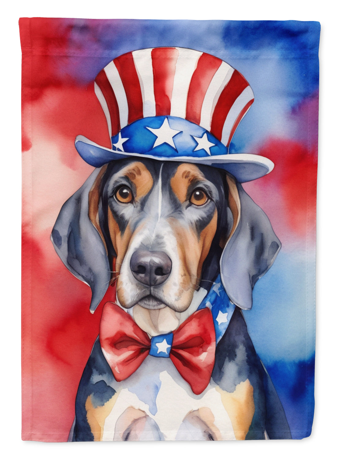 Buy this American English Coonhound Patriotic American Garden Flag