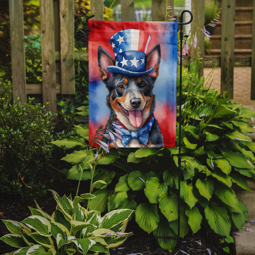 Buy this Australian Cattle Dog Patriotic American Garden Flag