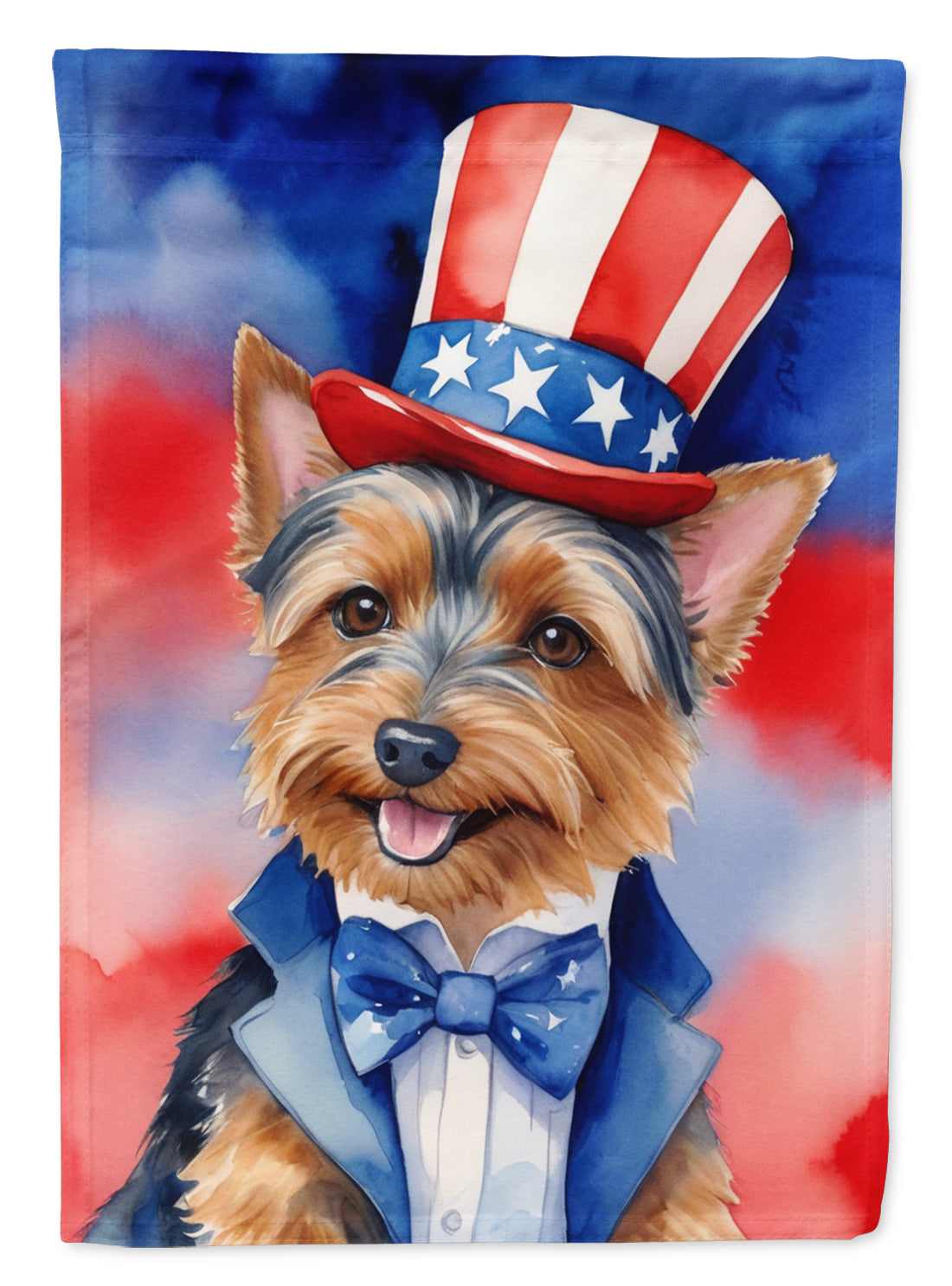 Buy this Australian Terrier Patriotic American House Flag