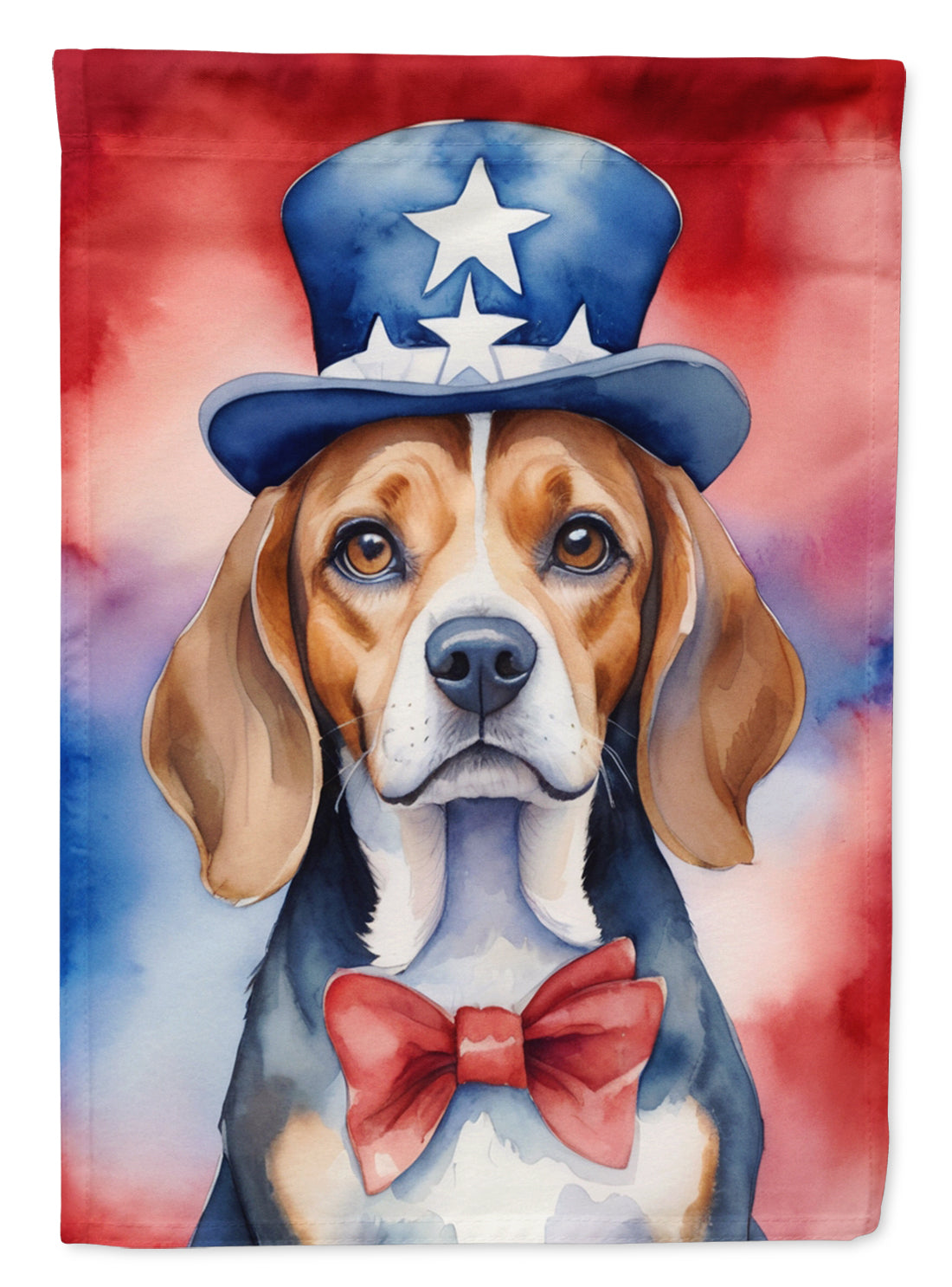 Buy this Beagle Patriotic American House Flag