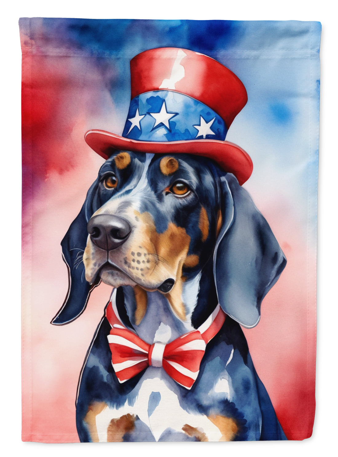 Buy this Bluetick Coonhound Patriotic American Garden Flag