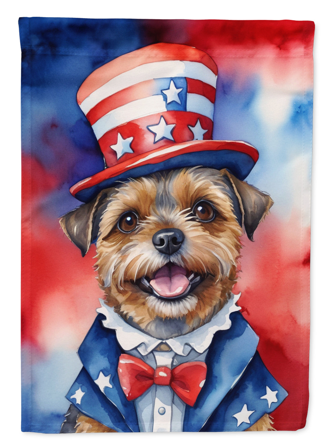 Buy this Border Terrier Patriotic American Garden Flag
