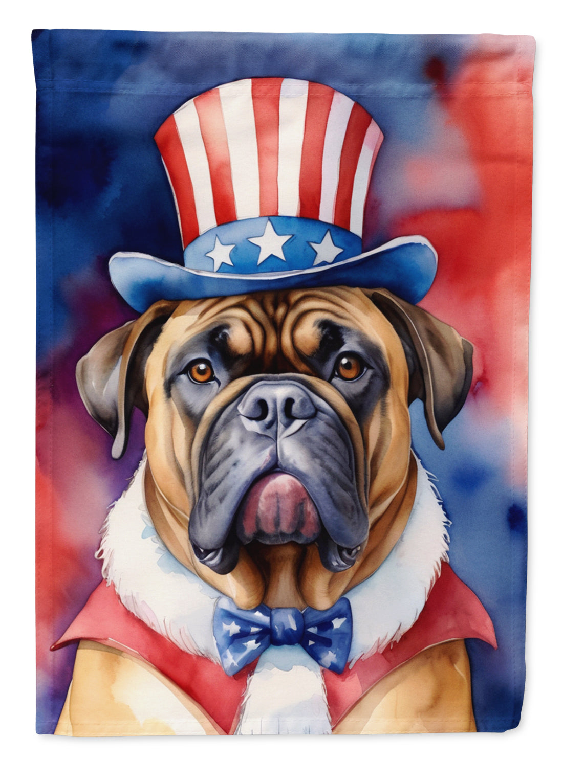 Buy this Bullmastiff Patriotic American House Flag