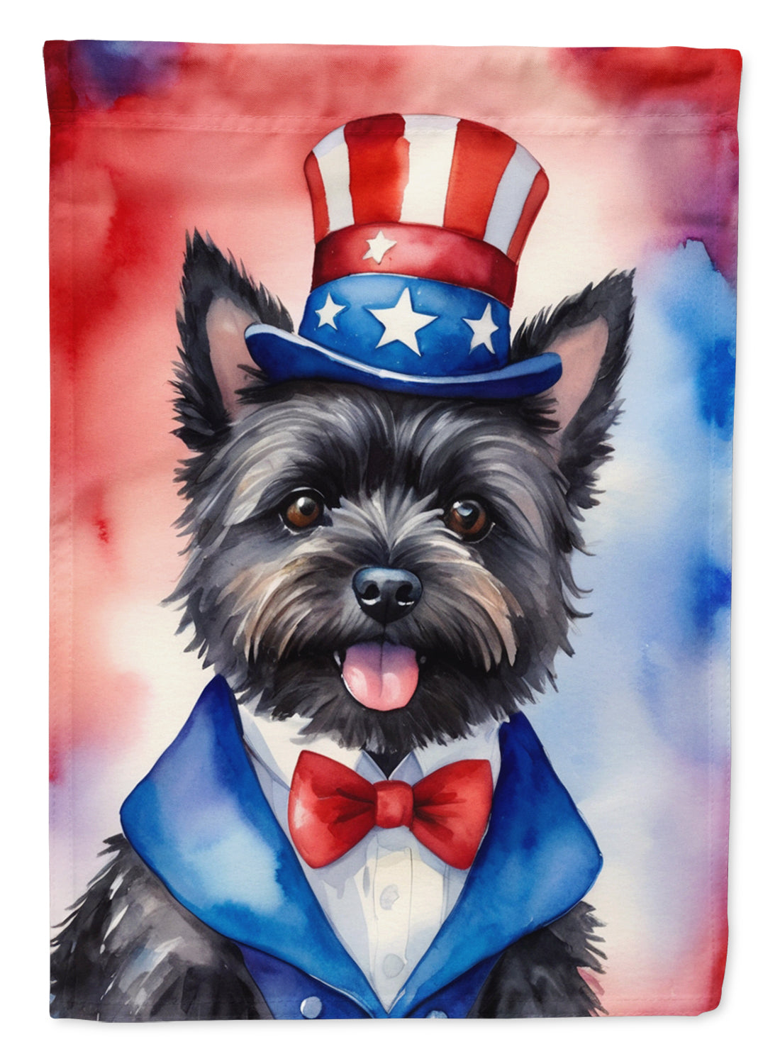 Buy this Cairn Terrier Patriotic American Garden Flag