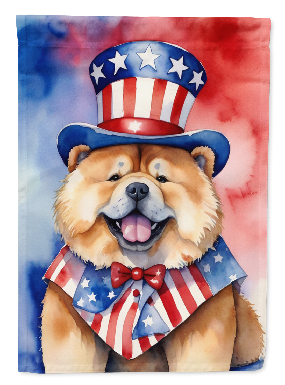 Buy this Chow Chow Patriotic American House Flag