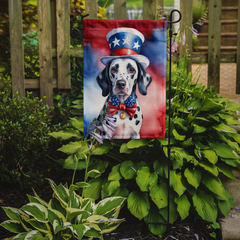 Buy this Dalmatian Patriotic American Garden Flag