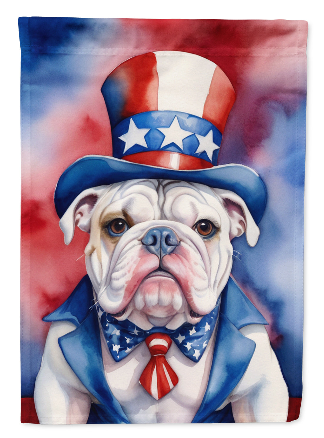 Buy this English Bulldog Patriotic American House Flag