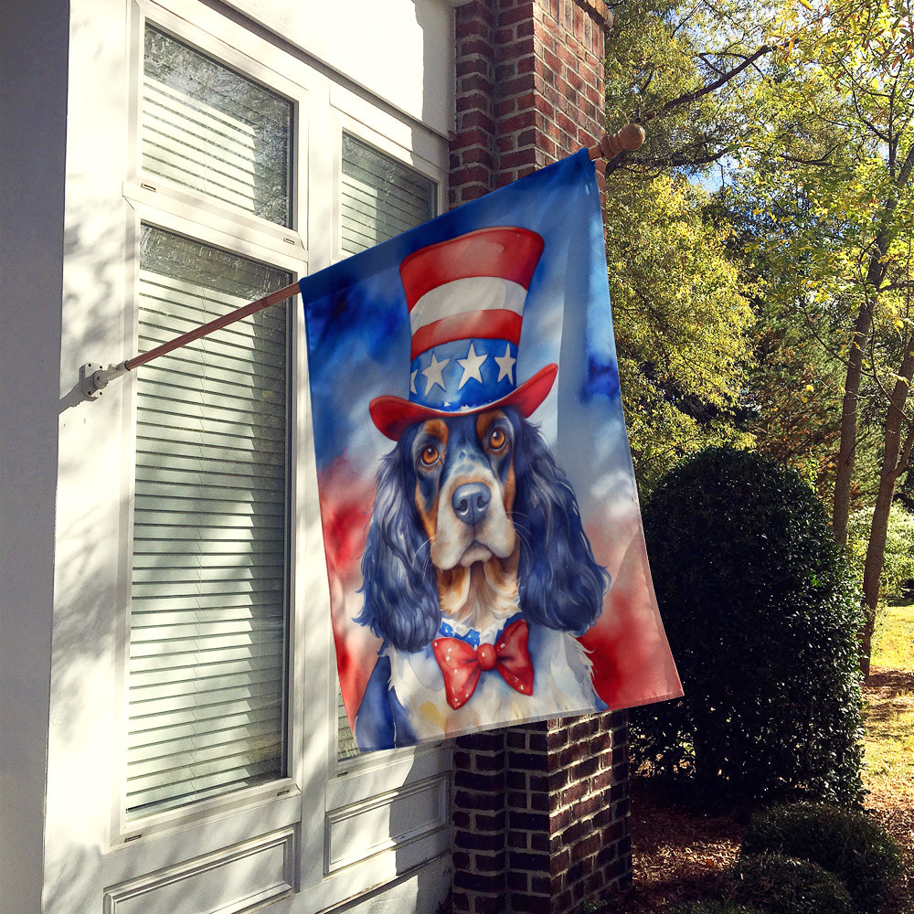 Buy this English Cocker Spaniel Patriotic American House Flag