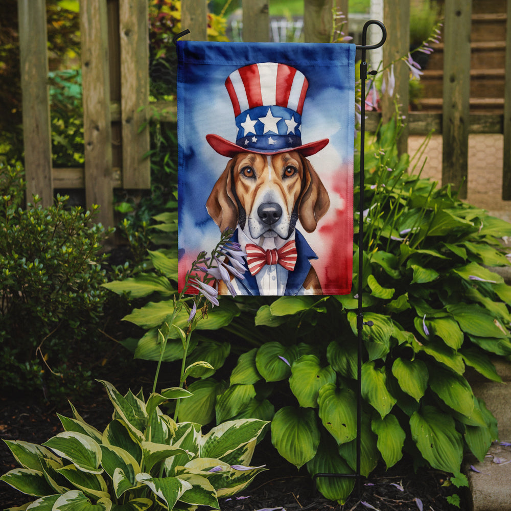 Buy this English Foxhound Patriotic American Garden Flag