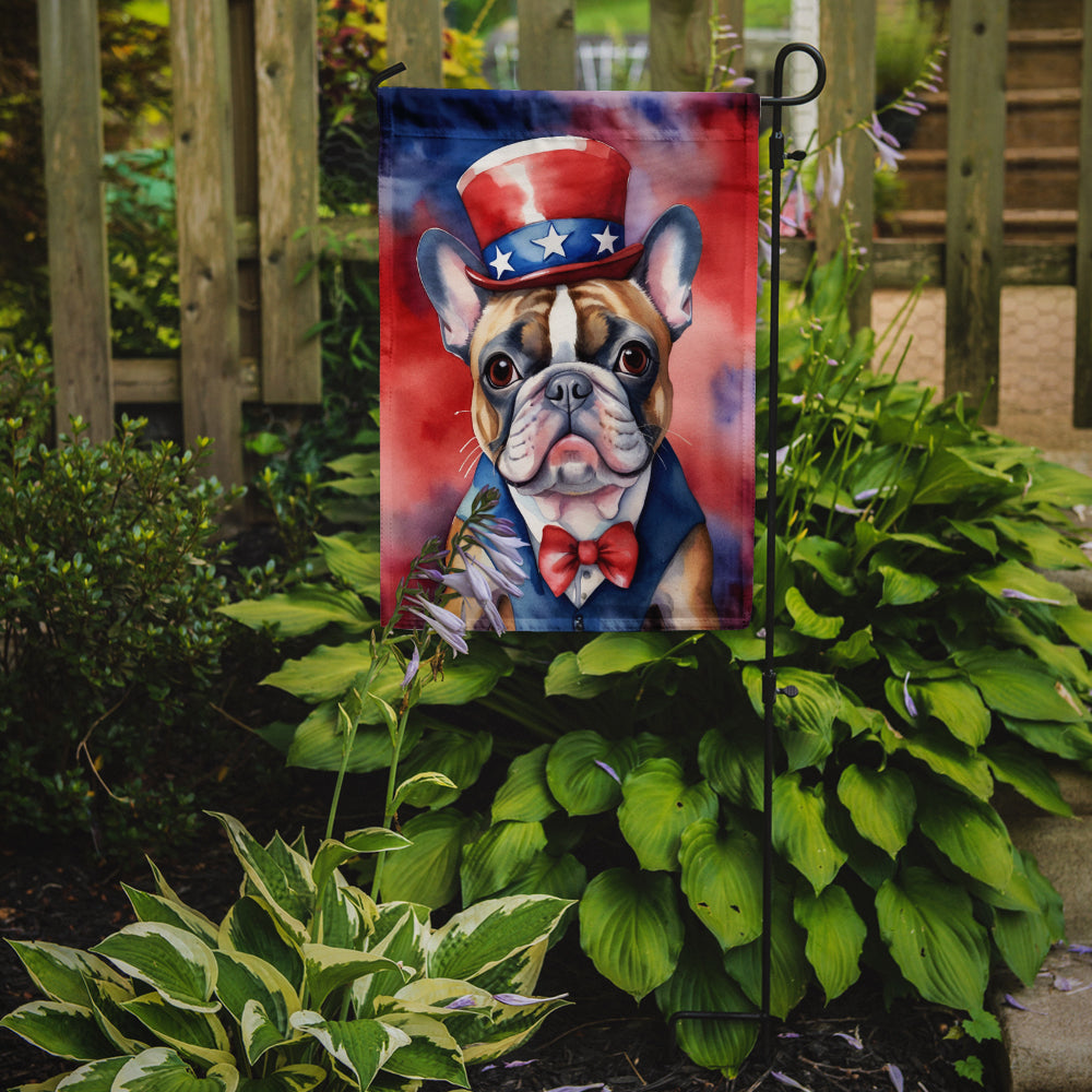 French Bulldog Patriotic American Garden Flag
